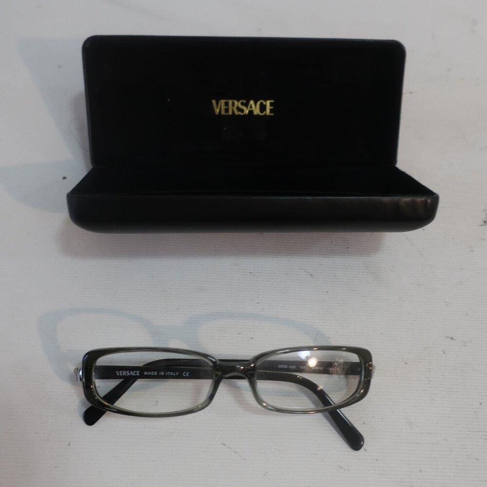 Womens Versace Mod V55 G31 50 16 130 Smokes Black Reading Eyeglass Frames
